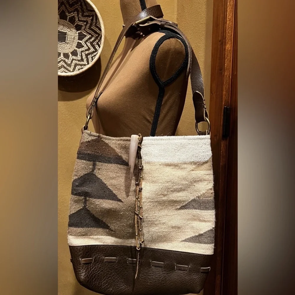 Ralph Lauren Collection Purple Label Navajo Southwest J Auger Runway Bag - Picture 5 of 6